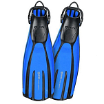 Ласты с открытой пяткой и резиновым ремешком Mares Avanti Quattro+ 410003 размер 44-46 синий