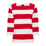 Sea ranch 21-6-128-3004-l Футболка с рукавом 3/4 Piper U Neck Sr Red / Pearl 30x25x2