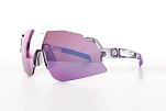 Спортивные очки с диоптриями HILX Savage 2.0 Shiny Crystal Grey Purple / Photochromic Purple Mirror Lens, rx-562/hsa05407-sv5xph12