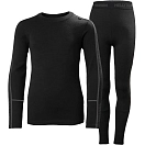 Купить Helly hansen 49403_990-16 Набор базовых слоев Lifa Merino Midweight Black 30x20x10 15-16 Years 7ft.ru в интернет магазине Семь Футов
