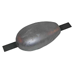 Super marine ANO915 3.5kg Приварной цинковый анод Серебристый Grey