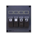 Купить Pros proslv4fr-npe Панельный переключатель Grey 5x5x2 for 4 Waterproofs Push Buttons 7ft.ru в интернет магазине Семь Футов