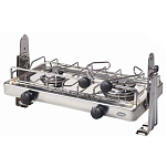 Плита газовая двухконфорочная ENO Xtrem-2 062491010785 511x335x246мм 1,75-2,5кВт из нержавеющей стали AISI304L с подвесом и держателем посуды