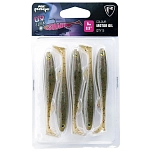 Fox rage NSC154 Slick Shad Ultra UV 90 Mm Коричневый  UV Green / Pumpkin