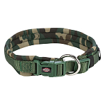 Trixie 1988323 Premium Neopreno Воротник Зеленый Camouflage / Jungle Green 35-42 cm