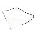 Стекло ветровое для снегохода Polaris 50-44-484Pc (38см,2мм)
