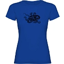 Купить Kruskis 11502241lk207 Женская футболка с коротким рукавом Psychedelic Octopus Royal Blue 30x25x2 7ft.ru в интернет магазине Семь Футов