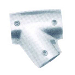 Lalizas 98086 60º Right Hand AISI 316 Т-образный соединитель Бесцветный Silver 25 mm 