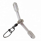 Купить Flashmer ADT7T Anti-Tangle Трубка Серый  Clear 7 cm  7ft.ru в интернет магазине Семь Футов