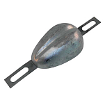 Martyr anodes ANOAH1200 850g Болт на алюминиевом аноде Серебристый Grey 140 x 90 x 42 mm