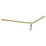 Zebco 6615001 Вольфрамовые крюки-кикеры Серебристый Silver 15 cm 
