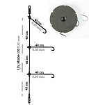 Ragot RG1221048 Mikonos Fluorocarbon 1 185 См Лидер Серебристый Grey 0.400-0.300 mm 