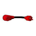 Valterra 800-A10G30350VP адаптер кабеля генератора Dogbone Style 360A Male-50A RV Female Красный Black / Red