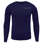 Givova MAE012-0004-M Базовый слой с длинным рукавом Corpus 3 Голубой Blue M