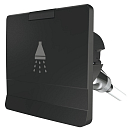 Купить Палубный душ Plastimo EZ Water 67595 96х96х100мм вырез Ø70мм шланг 3м из хромированного пластика с чёрным корпусом из АБС-пластика и квадратной жёсткой крышкой из чёрного АСА-пластика 7ft.ru в интернет магазине Семь Футов