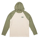 Купить Salty crew 20135576-BIRGRN-L Футболка с длинным рукавом от высыпаний Mariner hood tech Зеленый Birch Oil Green L 7ft.ru в интернет магазине Семь Футов