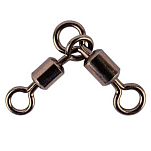 Mustad DLT05-3/0-5 Power 3 Way Вертлюги  Black Nickel 3/0