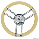Купить C soft polyurethane steering wheel ivory/SS 350 mm, 45.137.07 7ft.ru в интернет магазине Семь Футов