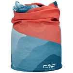 CMP 6595540_19MM-U Шарф-хомут 6595540 Красный  Deep Lake / Red Fluo