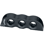 Harken 3276 Down Fairlead 12 Mm Кабельный ввод с тройным болтом Черный Black