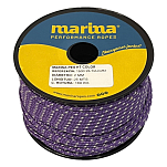 Marina performance ropes 1500.25/LIGR2 Marina Pes HT Color 25 m Двойная плетеная веревка Бесцветный Lilacc / Grey 2 mm 