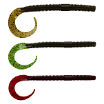 Yamamoto baits 12ICHI06305 Ichi Worm Floater Мягкая приманка 254 mm 6 единицы Золотистый Baby Bass