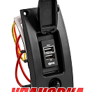 Панель с 2-мя USB-разъемами (упаковка из 10 шт.) YIS Marine SP3331USB_pkg_10