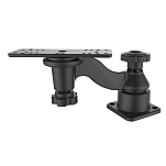 Ram mounts RAM-109HU Horizontal 6´´ Эхолоты и плоттеры Качать Рука устанавливать Серебристый Black