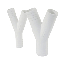 Купить Y-образный фитинг Can-SB 12.4048 Ø38/38-38мм для сточных баков из пластика белый 7ft.ru в интернет магазине Семь Футов