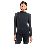 Odlo 112301-15000-xl Базовый слой с длинным рукавом 112301 Seamless Performance Wool Black 30x25x2