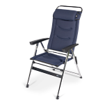Кемпинговое кресло Kampa Dometic Quattro Milano 9120000483 590 x 1090 x 760 мм стальной синий