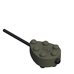 Carp expert FL218880 Go Green Inline Stubby Вести Серебристый Dark Green 80 g