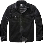 Brandit 4035-2-XXL Рубашка с длинным рукавом Corduroy Classic Черный Black 2XL