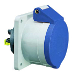Bals 002722 IP44 16A 230V Панельная прямая вилка Grey / Light Blue
