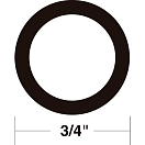 Купить Taco metals 236-V120303BKA701 Рельс из нержавеющей стали Черный Black 1´´  7ft.ru в интернет магазине Семь Футов
