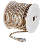 Seachoice 50-42371 Nylon Анкерная веревка с двойной оплеткой 45.7 m Золотистый Gold / White 1/2´´ 