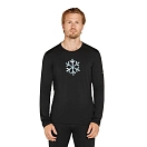 Купить Icebreaker 0A575Q001XS Базовый слой с длинным рукавом Merino 200 Oasis Protect Our Winters Черный Black XS 7ft.ru в интернет магазине Семь Футов