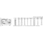 Lalizas 97039 S Крюк Бесцветный  8 mm 