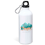 Kruskis MD4049S101C189 Dont Waste Your Time Алюминиевая бутылка 800ml Бесцветный White
