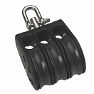 Купить Barton marine 66697 T3 Тройной поворотный шкив с подшипниками Black 7ft.ru в интернет магазине Семь Футов