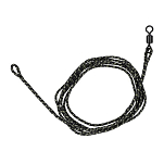 Mikado AMC-ZK-004 Carp Set Leadcore + Поворотный лидер Серебристый Black