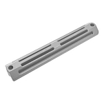 Super marine ANO272 Yamaha 40-90HP Кормовой кронштейн. цинковый анод Серебристый Grey 205 x 35 x 17 mm