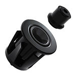 Marine town 4848667 Нейлон Давление Закрытие Серебристый Black / Silver