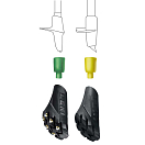 Купить Leki 882410103PAR Powergrip Pad 2 единицы измерения Черный Black 7ft.ru в интернет магазине Семь Футов