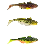 Westin P243-1122-246-UNIT Swimbait Gunnar The Goby 3.5g 65 mm 3 Единицы Зеленый Slimy Green