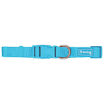 Freedog 10011515 Nylon Basic Воротник Голубой  Turquoise 15 mm x 35-50 cm