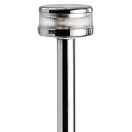 Купить Мачта складная с потайной проводкой и с круговым огнём Evoled 360° серебристого цвета 12В 2Вт 600мм из нержавеющей стали AISI316 с палубным креплением для судов до 20м, Osculati 11.039.81 7ft.ru в интернет магазине Семь Футов