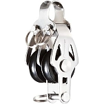 Tersma mvsb2204f одинарный блок с двойным обушком 22 mm Silver 10x10x12