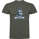 Купить Kruskis CA65500238C051 Футболка с коротким рукавом Ship Зеленый Dark Army Green M 7ft.ru в интернет магазине Семь Футов