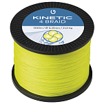Kinetic F505-057-099 Cyber 4 Плетеный 1200 M Желтый  Fluo Yellow 0.120 mm 